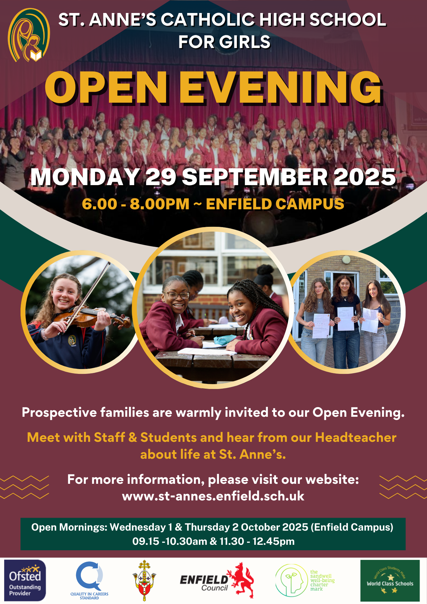 St. Anne's Open Evening 2025